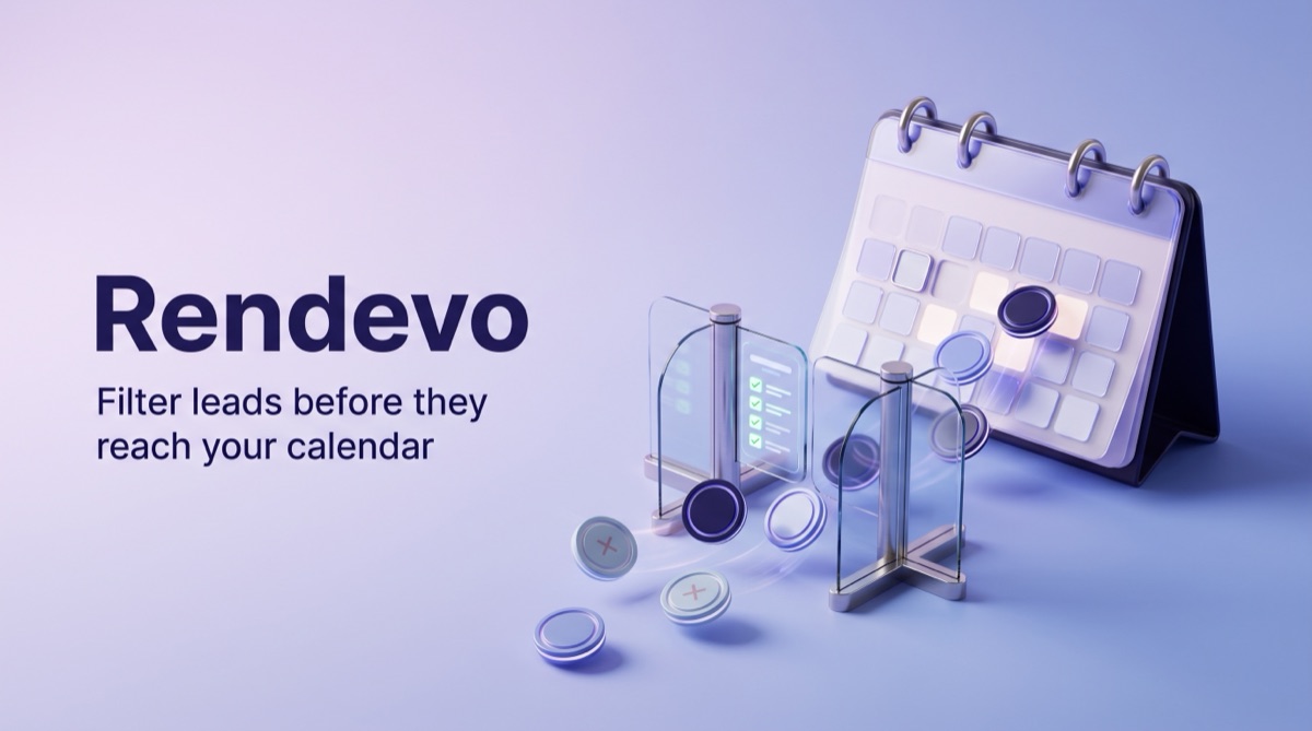 Rendevo, filter leads before they reach your calendar